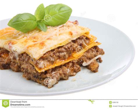 Lasagna Or Lasagne Al Forno Stock Image   Image of mince  
