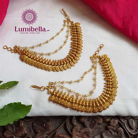 Side Mattal Designs In Gold – LumibellaFashion