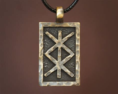 Bind Runes Protection Necklaces | Viking Elder Futhark & Norse Jewelry ...