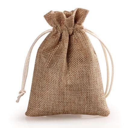 Avanti Creation Jute Potli Bags Pack of 25 (18X13 Cms) - Potli Bags