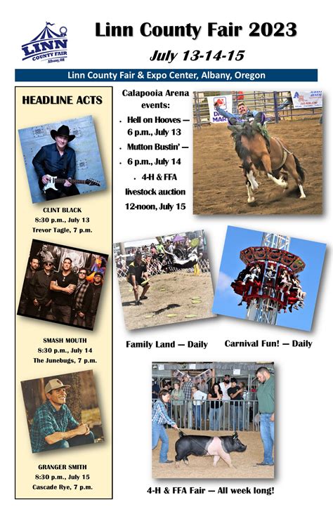 2023 Linn County Fair tab | Linn County Oregon