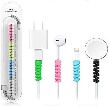 LAPSTER Spiral Charger Spiral Charger Cable Protectors for Wires Data ...