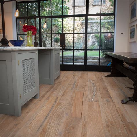 Reclaimed Barn Oak Planks Lucca Oiled & Wax Polished Hand Bevelled Wood ...