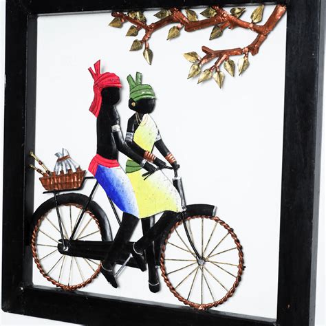 Cycle - Bastar Tribal Wrought Iron Frame