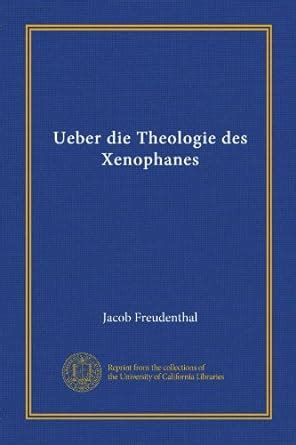 Ueber die Theologie des Xenophanes : Amazon.in: Books