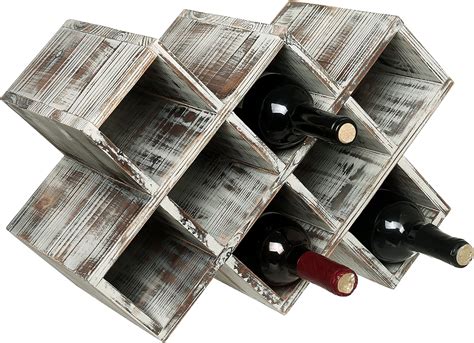 Amazon.com: Wine Racks Countertop & Wine Bottle Holder for Farmhouse ...