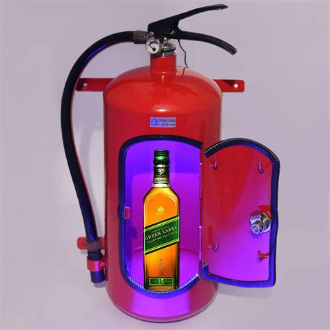 hogar India Dummy of Fire Extinguisher Wine Storage Rack for 1 Liquor ...
