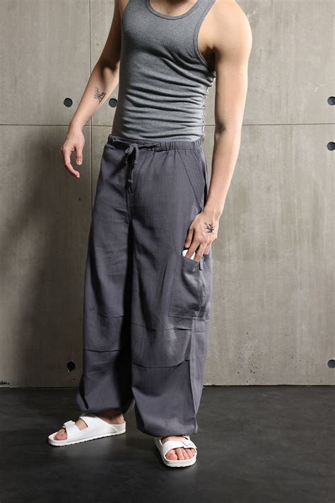 Grey Parachute Pants – Crayyheads