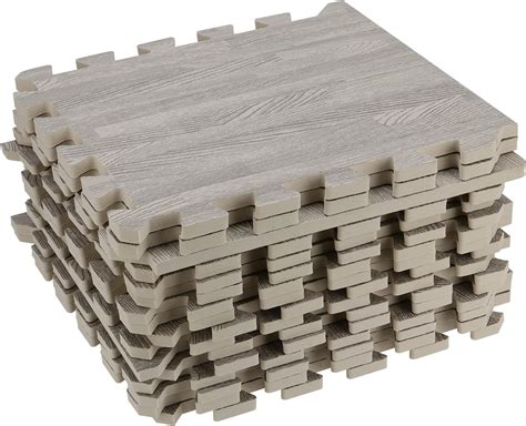 Amazon.com: FUNSUEI 16 PCS 12 x 12 Inch Interlocking Floor Tiles, 3/8 ...