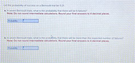 Image result for Bernoulli Trials Probability Questions