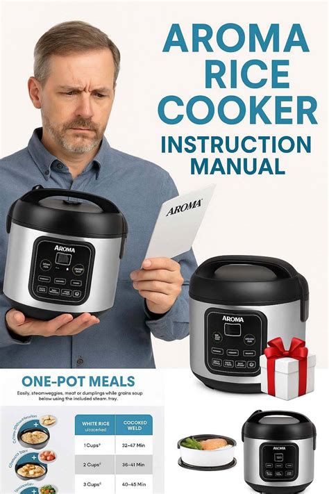 Aroma Rice Cooker Instruction Manual: Easy Steps for Beginners - All ...