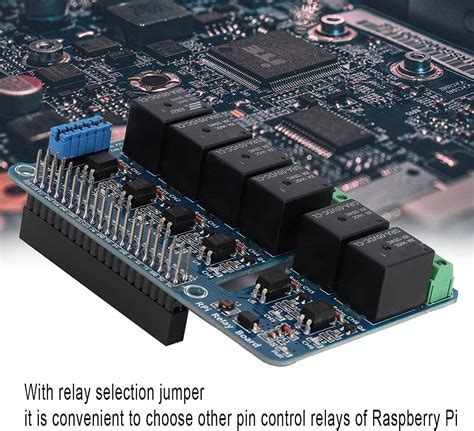 Buy Relay Expansion Board,6 channel Rpi Relay Module Expansion Board ...