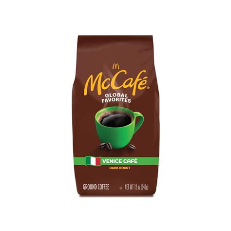Mccafe Venice Café, Ground Coffee, Dark Roast, 12Oz Bag