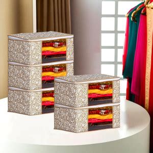 AARON INC High Quality Large Saree Cover With Double Zipper | Wardrobe ...