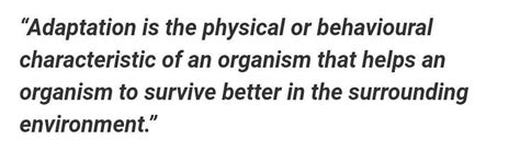 define the following term adaptation - Brainly.in