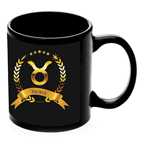 Buy GoodEase Diwali Special Taurus Zodiac Gift Coffee Mug Ceramic Black ...