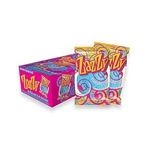 Zazzy Sour Chewy Candy Jelly Rolls 40Gram - Pack Of 24, Assorted ...