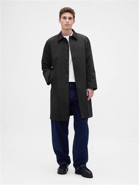 Gap Mac Coat In Black | ModeSens