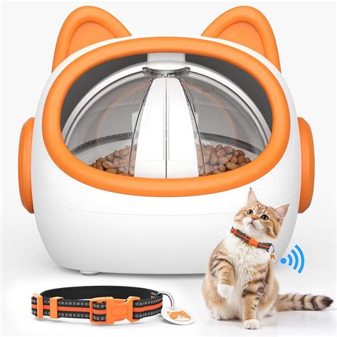 Smart RFID Cat Feeder with Collar Sensors – Automatic Timed Pet Feeder ...