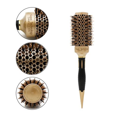 Buy Round Hair Brush for Blow Drying Professional Thermal Nano Ceramic ...