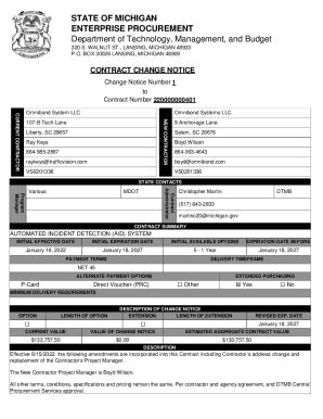 Fillable Online Contract Number 220000000401 Fax Email Print - pdfFiller