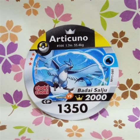 Jual pokemon medallion choki choki ultra card bintang 3 articuno my1 ...