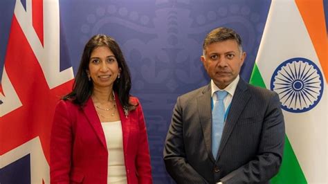 Indian envoy calls on UK Home Secretary Braverman, discuss migration ...