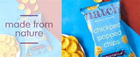 Natch Chickpea Popped Chips, Never Fried, Low Calorie, 100% All Natural ...
