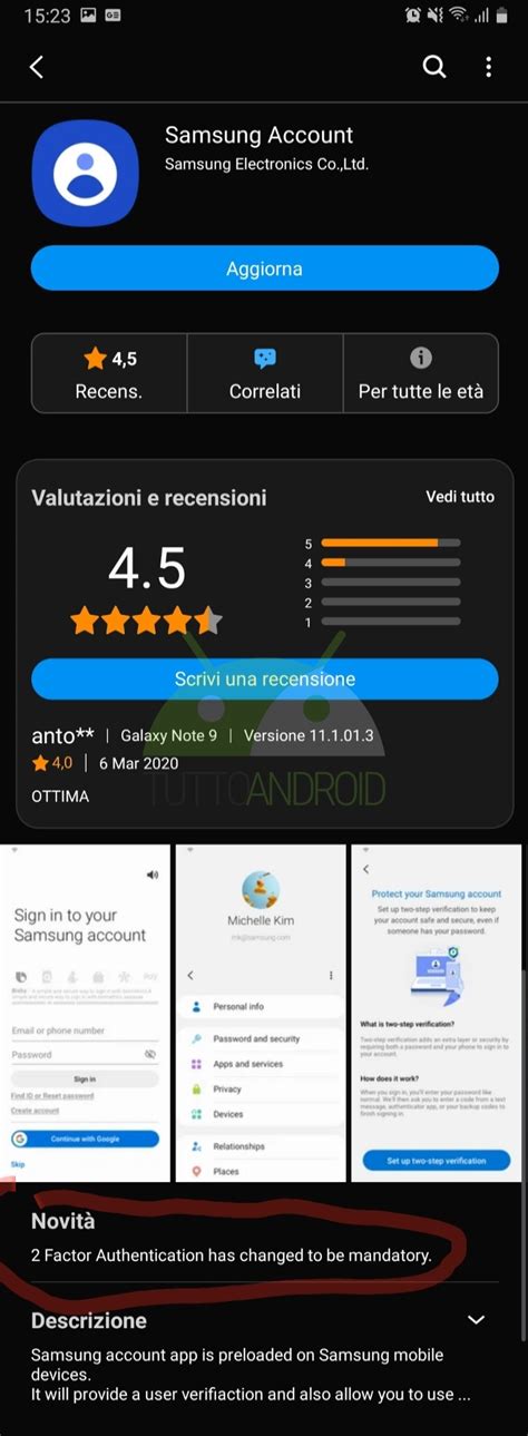 L'autenticazione a due fattori sul Samsung Account diventa obbligatoria