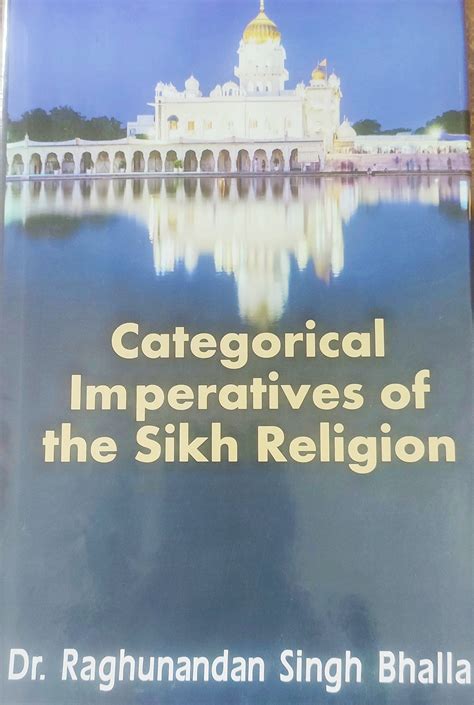 Buy Categorical Imperatives of the Sikh Religion Book Online at Low ...