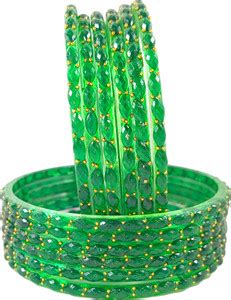 RIJB Glass Beads Bangle Set Price in India - Buy RIJB Glass Beads ...