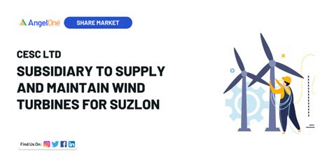 CESC Subsidiary Purvah Green to Maintain Wind Turbines for Suzlon