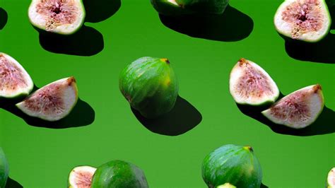 Wallpaper fig, fruit, berry, pattern, green hd, picture, image