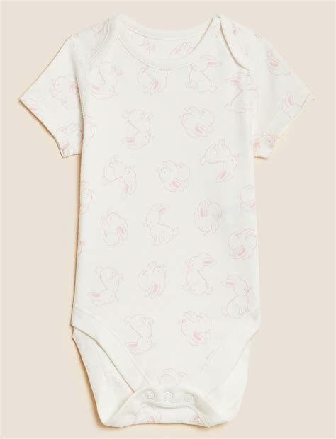 Buy 7pk Pure Cotton Bodysuits at Marks & Spencer