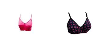 Buy Women's Full Coverage Bra,Combo of Two (Set of Two) Cotton Non ...