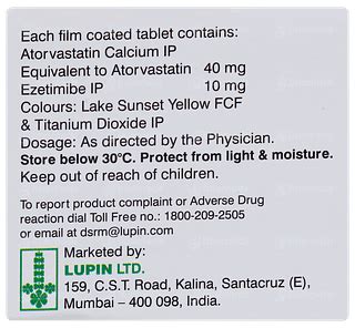 Tonact Ez 10/40 MG | Order Tonact Ez 10/40 MG Tablet Online at Truemeds