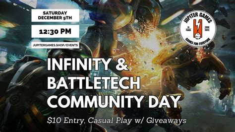 Infinity & Battletech Community Day, 240 Main St, Johnson City, NY ...