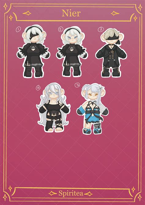 Nier Automata Nier Replicant Drakenguard Holographci Chibi Vinyl ...