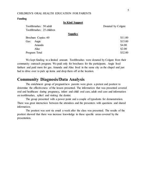 ChildrensOralHealthEducationforParents | DOCX