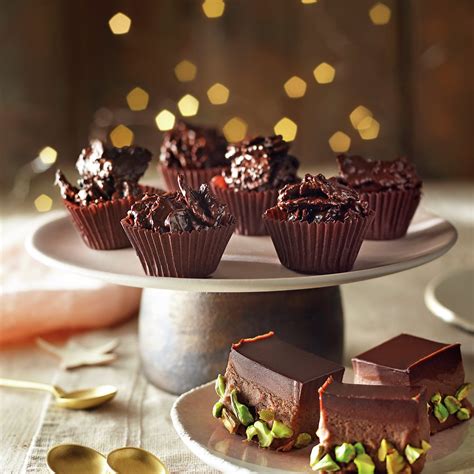 Rocas de chocolate y maíz
