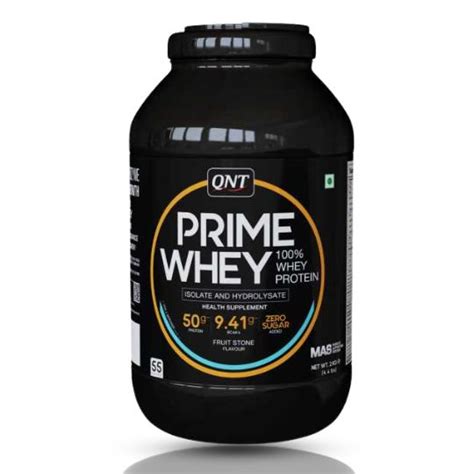 QNT Prime Whey 2 kg, Flavor-Fruit Stone – The Muscle Kart