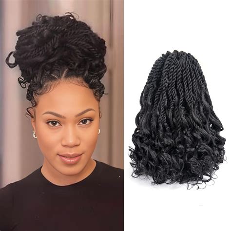 ToyoTress Boho Island Twist Crochet Hair - 10 Inch 8 Packs Short Bob ...