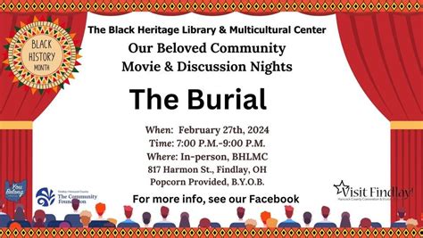 The Burial Movie & Discussion Night!, Black Heritage Library ...