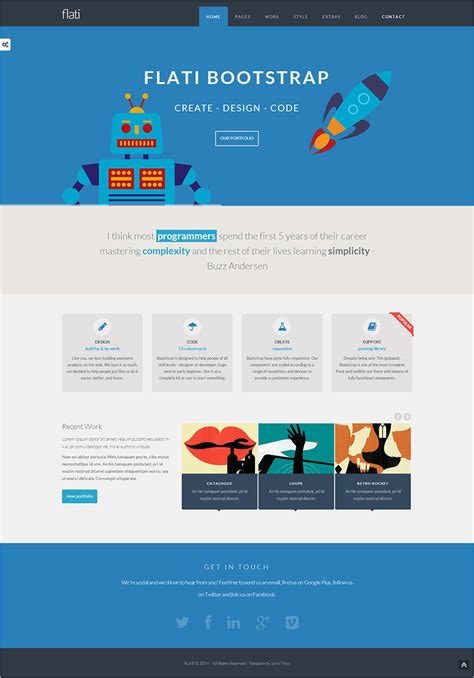 Image result for Web Page Template Example