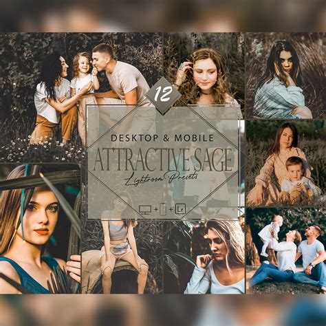 12 Attractive Sage Lightroom Presets, Spring Presets, Bright Desktop LR ...