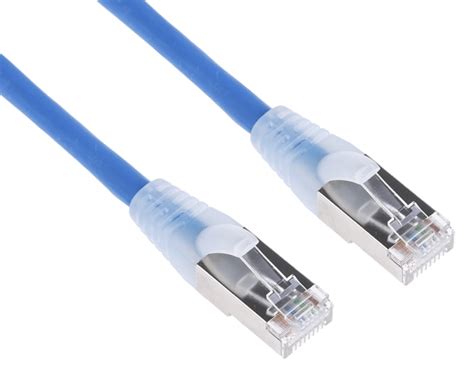 RS PRO | RS PRO, 2 m Cat6a Ethernet Cable, Blue RJ45 to Male RJ45 Male ...
