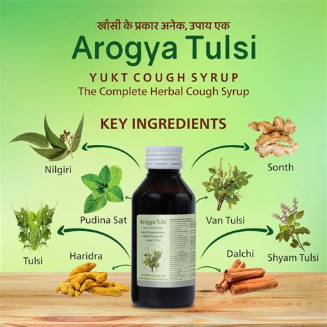 Arogya Tulsi Cough Syrup (100 ml) – Aarogyam - The Wellness Store