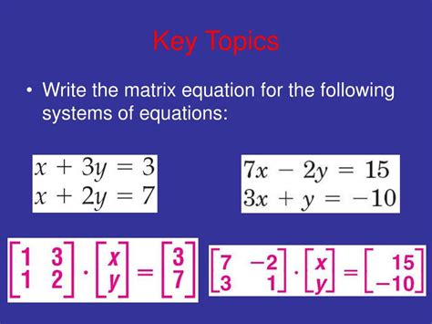 Image result for How to Solve Applications Using Matrix's