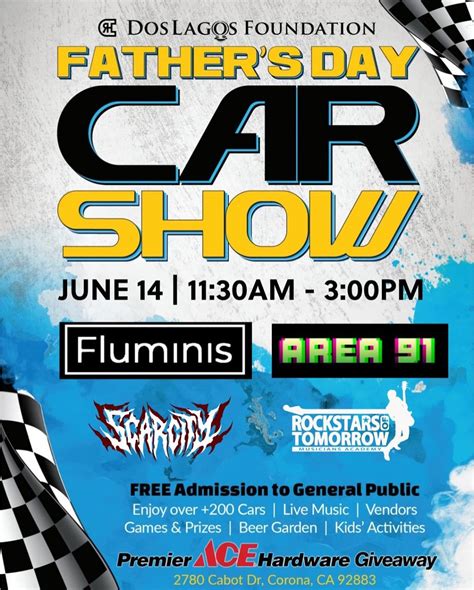 Father’s Day Car Show at Dos Lagos, Dos Lagos, Corona, 14 June 2025 ...