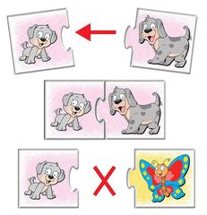 Buy Frank Animal Babies Puzzle ‚Äö√Ñ√¨ 24 Self-Correcting 2-Piece ...